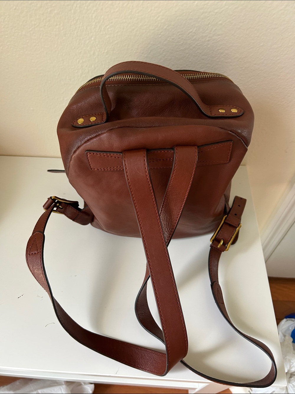Frye Leather Backpack - Classic Everyday Carry - Picture 2 of 7